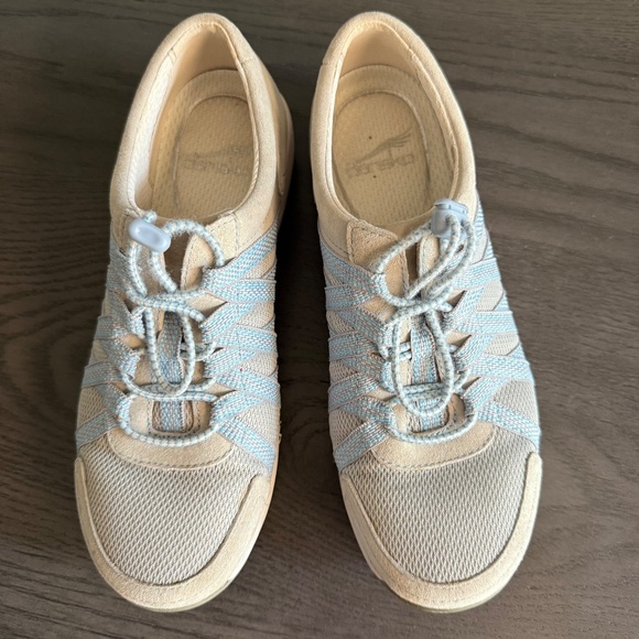 Dansko Honor‎ Women's Comfort Leather Elastic Lace Sneaker Size 37 (4509941005) - Picture 3 of 9